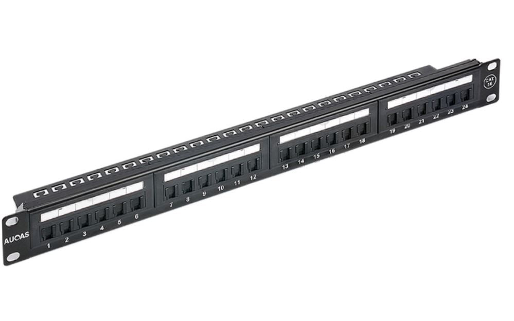 Astrotek 24 Ports UTP Patch Panel CAT6 RJ45 for 19' 1RU Rack Mount Data Network Cabinet Server PCB Type 110/Krone 3U' Black Astrotek 24 Ports UTP Patch Panel CAT6 RJ45 for 19' 1RU Rack Mount Data Network Cabinet Server PCB Type 110/Krone 3U' Black
